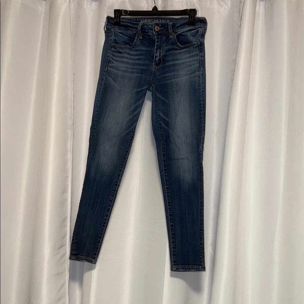 American Eagle Outfitters Women's Skinny Jeans - Blue